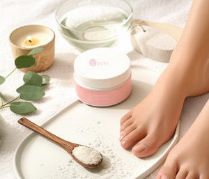 Magnesium Foot Scrub – Lemongrass & Lime, Foot Care, Pelvi Store