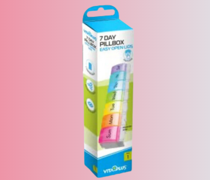 Vitaplus Pill Box Easy Open Lids